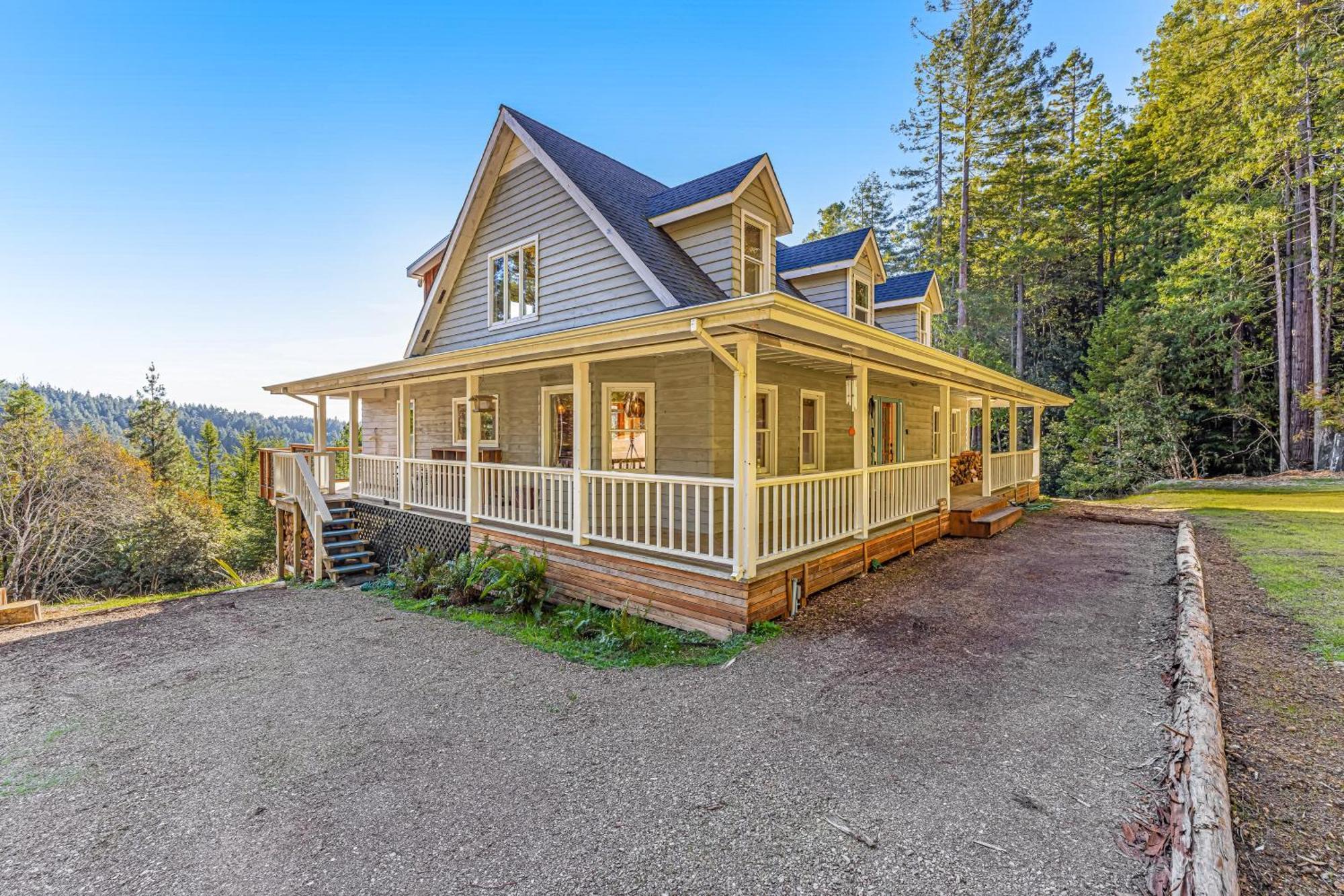 Mendocino Redwood Retreat - Vista Home Albion المظهر الخارجي الصورة