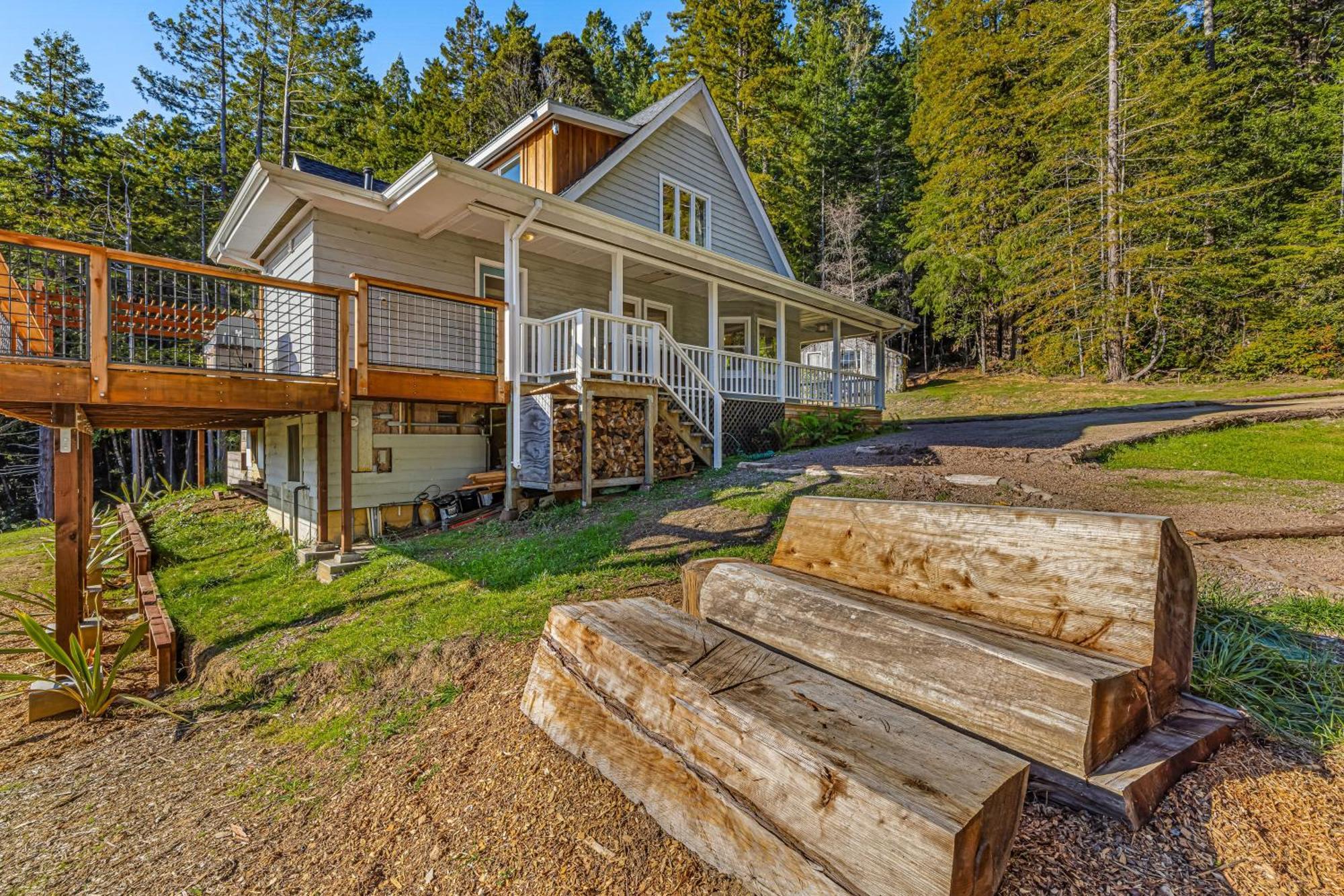 Mendocino Redwood Retreat - Vista Home Albion المظهر الخارجي الصورة